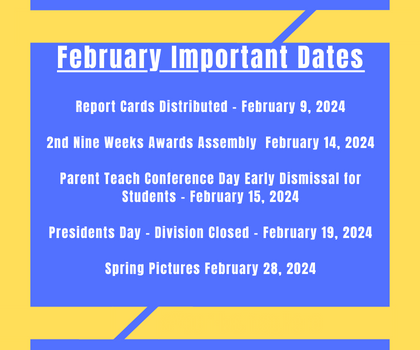  February Important Dates
